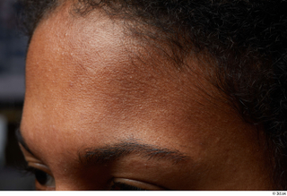  HD Face skin reference Daniella Hinton eyebrow forehead skin pores skin texture 0003.jpg